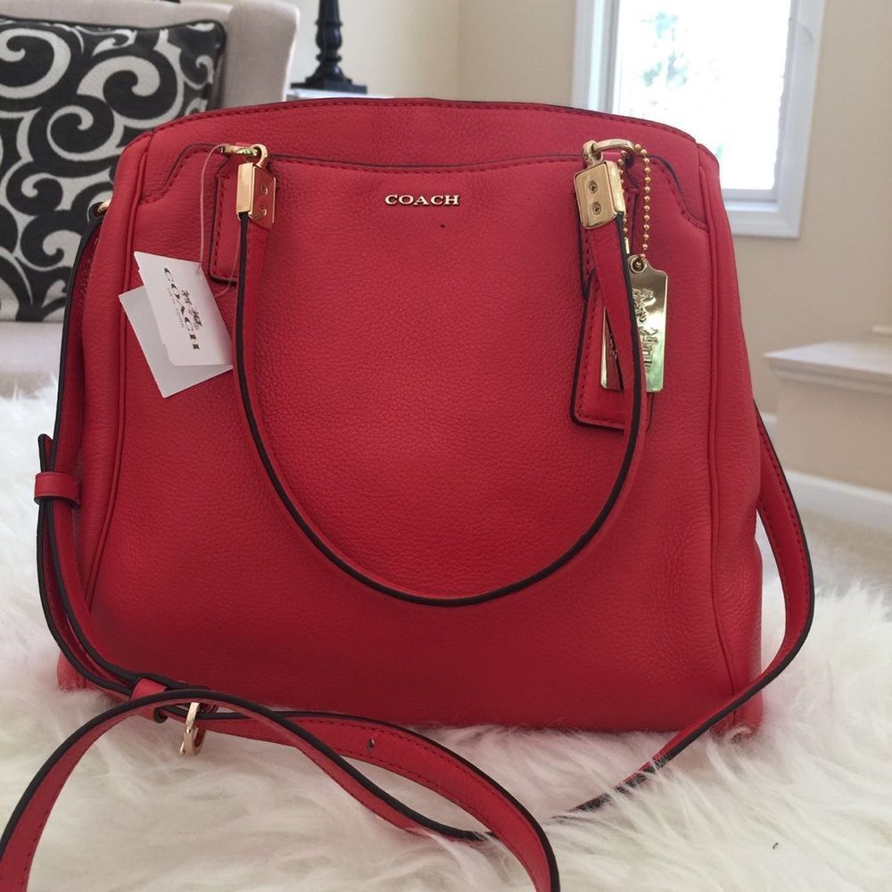 NWT COACH MADISON LEATHER MINETTA CROSSBODY